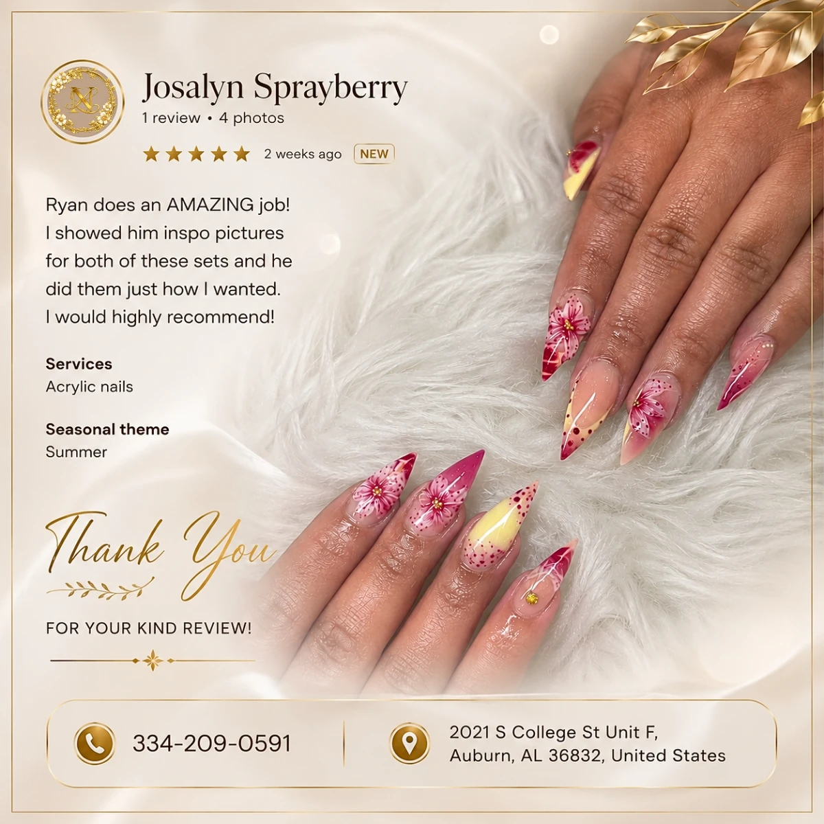 The Nail Lounge_Customer Review